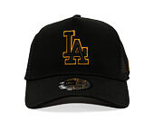 Cap New Era - MLB Outline 9FORTY Trucker - LA Dodgers - Black