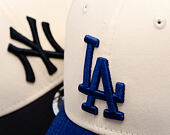 Cap New Era - MLB Colorblock 9FORTY M-CROWN - LA Dodgers - Cream