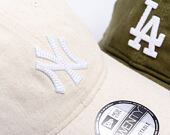 Cap New Era - MLB Linen 9TWENTY - NY Yankees - Stone