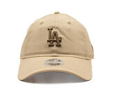 Womens Cap New Era - MLB Essential Midi Logo 9TWENTY - LA Dodgers - Cream