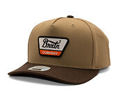 Cap Brixton - Linwood MP Snapback - Sand/Pinecone Brown