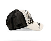 Cap Ed Hardy - Mono Giant Dragon Twill Front Mesh Trucker - White/Black