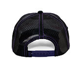 Cap Von Dutch - Trucker - Classic Logo White/Distressed Purple Denim