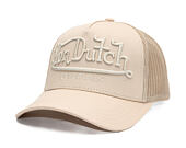 Cap Von Dutch - Trucker - Originals Logo Beige