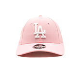 Kids Cap New Era - MLB Linen 9FORTY M-CROWN - LA Dodgers - Pink Rouge / White