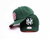 Cap Mitchell & Ness  - Branded Emerald Slam Pro Pinch Snapback - Green/Orange