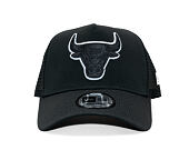Cap New Era - NBA Outline 9FORTY A-Frame Trucker - Chicago Bulls - Steel / White