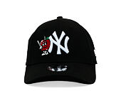 Kids Cap New Era - MLB Icon 9FORTY - NY Yankees - Black / White