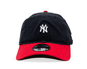 Cap New Era - MLB Mini Logo Washed Contrast 9TWENTY - NY Yankees - Navy / Scarlet