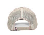 Womens Cap New Era - Branded Denim Oval Logo 9FORTY M-CROWN A-Frame Trucker - Cream