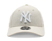 Kids Cap New Era - MLB Linen 9FORTY M-CROWN - NY Yankees - Stone / White