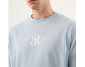 Tee New Era - MLB Script Oversized Tee - NY Yankees - Sky Blue