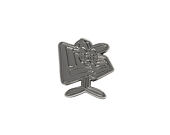 Pin New Era - Branded Cap Pin Flag - Silver