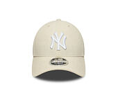 Cap New Era - MLB Linen 9FORTY M-CROWN - NY Yankees - Stone