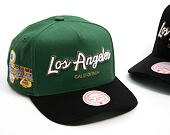 Cap Mitchell & Ness - NBA - La Script 2.0 - Los Angeles Lakers - Green/Black