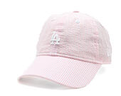 Kids Cap New Era - MLB Seersucker 9TWENTY - LA Dodgers - Pink Rouge