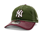 Cap New Era - MLB "Seasonal 2 Tone" 9TWENTY - NY Yankees - Green / Burgundy