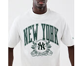 Tee New Era - MLB Arch Graphic Oversized Tee - NY Yankees - Heather Grey