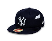 Cap New Era - MLB IMAGE DROP Heritage 9FIFTY Retro Crown - NY Yankees - Navy / Cream