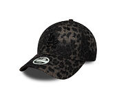 Womens Cap New Era - MLB Cosy Leopard 9FORTY - LA Dodgers - Black