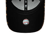 Womens Cap New Era - MLB Cosy Leopard 9FORTY - NY Yankees - Deep Auburn / Black