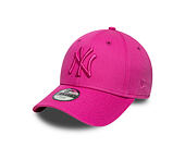 Kids Cap New Era - MLB League Essential 9FORTY - NY Yankees - Fuchsia