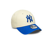 Kids Cap New Era - MLB Essential 9FORTY - NY Yankees - Cream / Blue