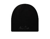 Beanie New Era - Branded Script Beanie Knit Thin - Black