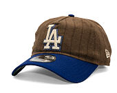 Cap New Era × Three Looms - Chestnut Pinstripe 9TWENTY A-Frame - LA Dodgers
