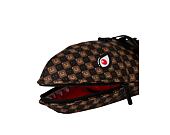 Bag Sprayground - Sharks In Paris Wtf Bubble Brown Check Shark Duffle