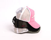 Cap Ed Hardy - Embroidery Applique Cord 5 Panel Trucker Cap - Hot Pink
