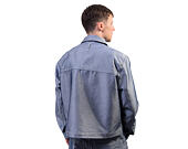 Kani Jeans Cropped Silver Denim Jacket