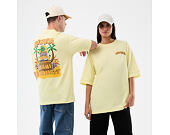 Tee New Era - Branded Beach Party Graphic Oversized Tee - Yellow