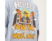 Tee New Era - Branded Block Party Graphic Oversized Tee - Sky Blue