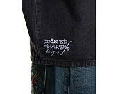 Shirt Ed Hardy - Mens Eagle And Stars Relaxed Denim Shirt - Black
