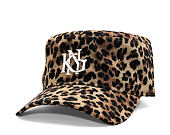 Bucket Hat Kangol - Interlock Pillbox Cap - Leopard Tan