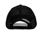 Cap Ed Hardy - Unisex Flaming Gothic Skull Washed 5 Panel Trucker Cap - Grey
