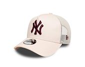 Kids Cap New Era - MLB League Essential 9FORTY A-Frame Trucker - NY Yankees - Blush Pink