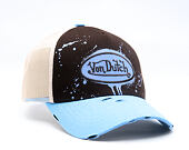 Cap Von Dutch - Baseball - Print & Embroidery - Black / Light Blue