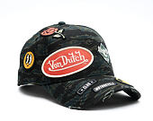 Cap Von Dutch - Motorcycle Club Camo Patches Baseball - Black Tiger Camo