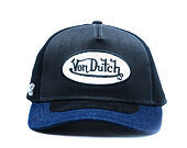 Cap Von Dutch - Denim Visor Patch Premium Trucker - Black / Navy