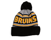 Beanie New Era - NHL Evergreen Wordmark Pom Medium Knit - Boston Bruins - Team Color