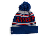 Beanie New Era - NHL Evergreen Wordmark Pom Medium Knit - NY Rangers - Team Color