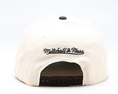 Cap Mitchell & Ness - NBA Brown And Cream Pro Snapback - Los Angeles Lakers - Cream