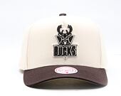 Cap Mitchell & Ness - NBA Brown And Cream Pro Snapback Hwc - Milwaukee Bucks - Cream