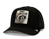Kids Cap Goorin - Bandit (all Black) - Raccoon - Black