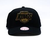 Cap Mitchell & Ness - NHL Black And Gold Pro Snapback - Los Angeles Kings - Black