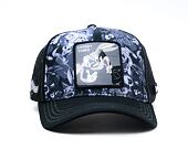 Cap Capslab - Looney Tunes Trucker - Bugs Bunny Toon Print - Navy / Black