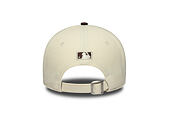 Womens Cap New Era - MLB Fabric Mix 9FORTY M-CROWN - NY Yankees - Cream / Brown
