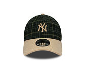 Cap New Era - MLB Mix Check 9TWENTY - NY Yankees - Stone / Cilantro Green